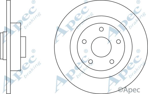Blue Print ADR164327 - Bremžu diski