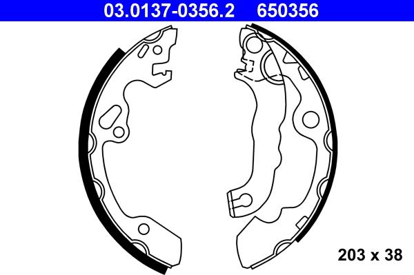 ATE 03.0137-0356.2 - Bremžu