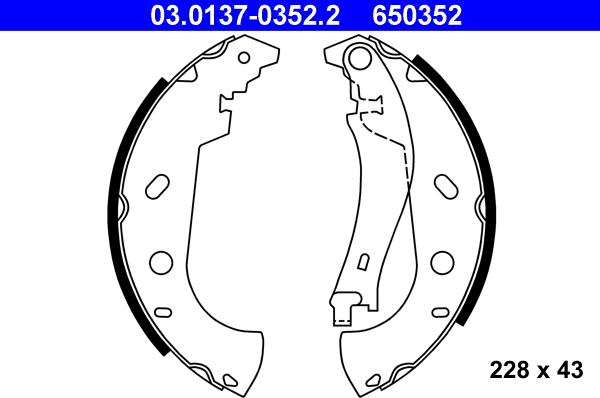 ATE 03.0137-0352.2 - Bremžu