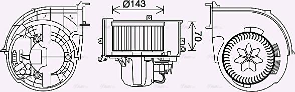 AVA BW8574 - Salona ventilators