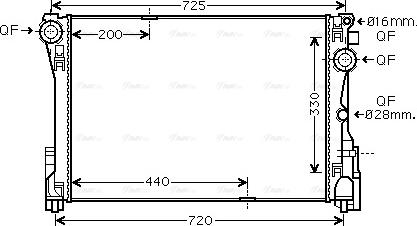 AVA MSA2575 - Radiators, Motora dzesēšanas