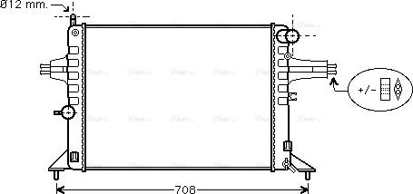 AVA OL2272 - Radiators, Motora dzesēšanas