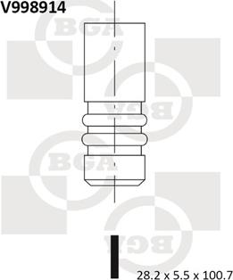 BGA V998914 - Ieplūdes vārsts