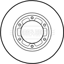Blue Print ADC44393 - Bremžu diski