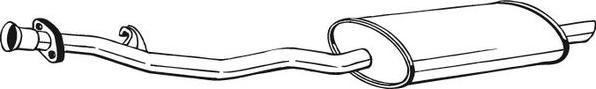 Bosal 283223 - Izplūdes gāzu trokšņa