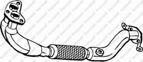 Bosal 753833 - Izplūdes caurule
