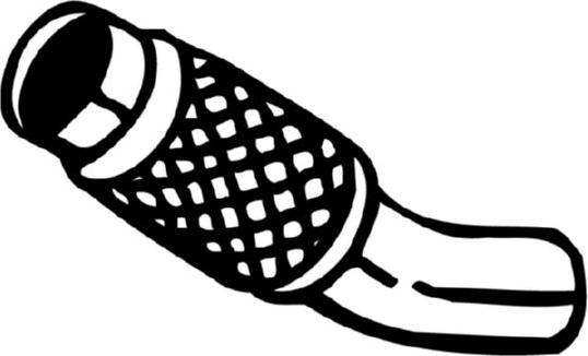 Bosal 700209 - Gofrēta caurule, Izplūdes