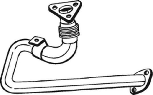 Bosal 785039 - Izplūdes caurule