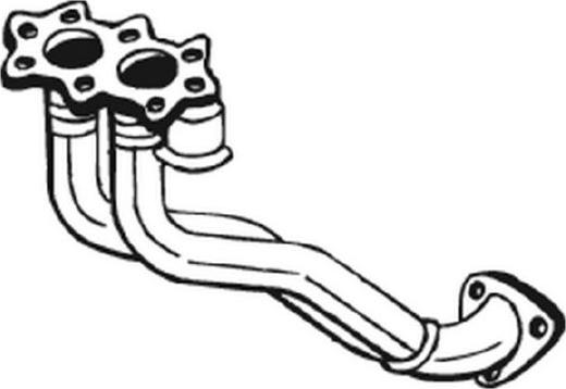 Bosal 753455 - Izplūdes caurule