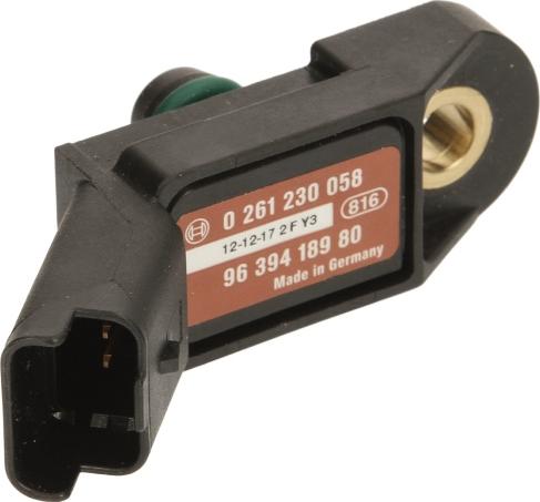 BOSCH 0261230058 - Devējs, Spiediens ieplūdes