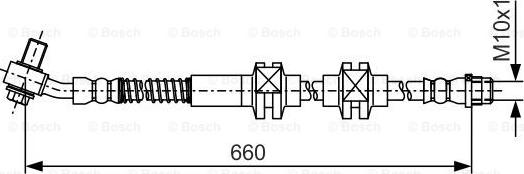 BOSCH 1987481A49 - Bremžu šļūtene
