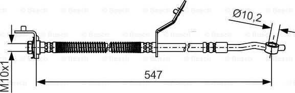 BOSCH 1987481A56 - Bremžu šļūtene