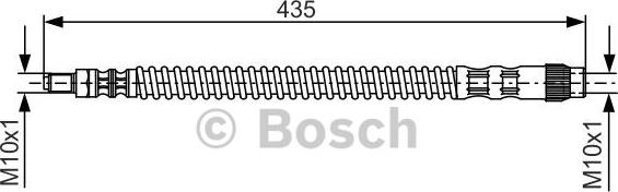 BOSCH 1987476669 - Bremžu šļūtene