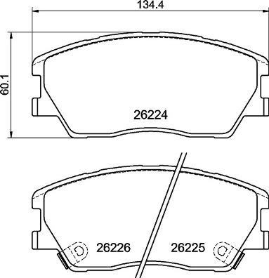 Brembo P30121 - Bremžu uzliku kompl