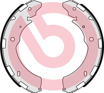 Brembo S54523 - Bremžu loku komplekts