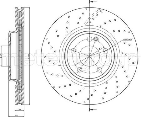 BOSCH 0986479A60 - Bremžu diski