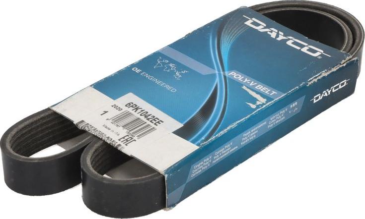 Dayco 6PK1042EE - Ķīļrievu siksna