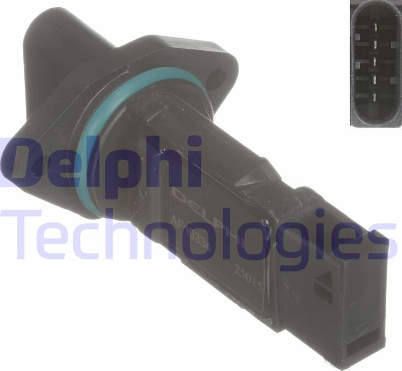 Delphi AF10334-12B1 - Gaisa masas mērītājs