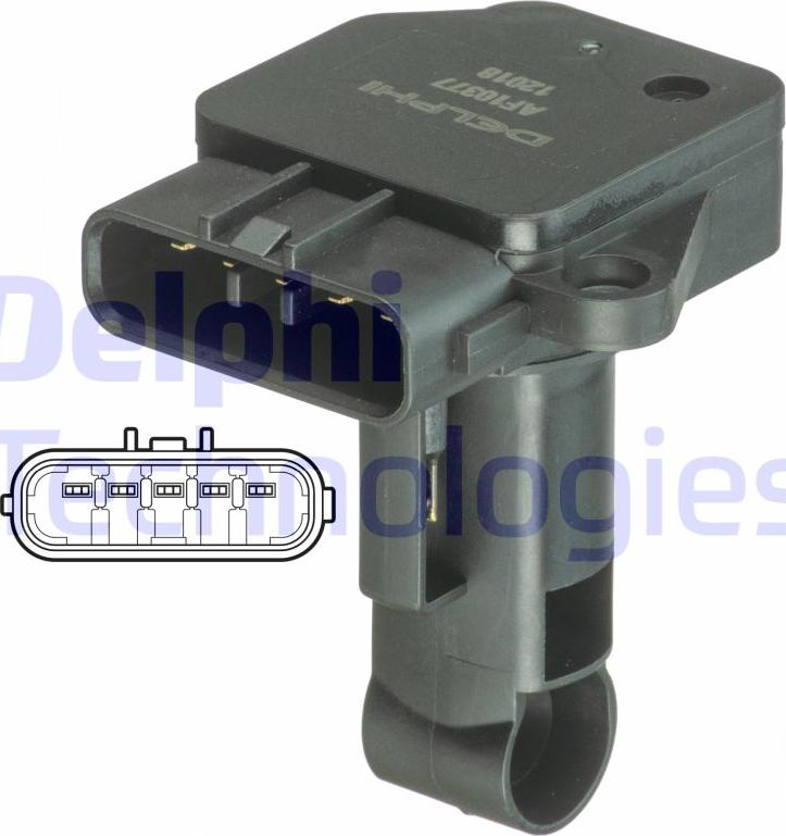 Delphi AF10377-12B1 - Gaisa masas mērītājs