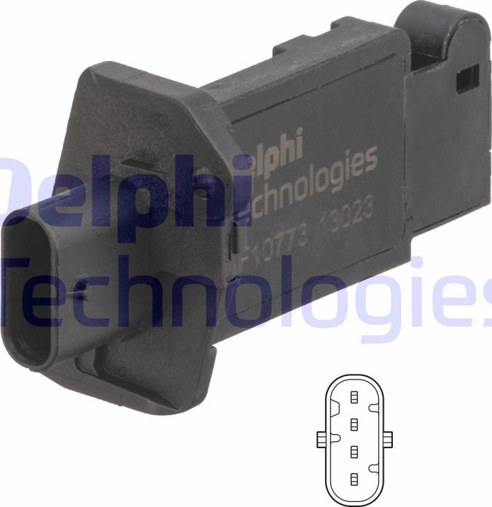 Delphi AF10773-12B1 - Gaisa masas mērītājs