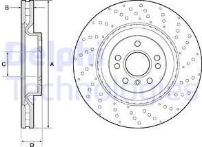 BOSCH 0986479D09 - Bremžu diski