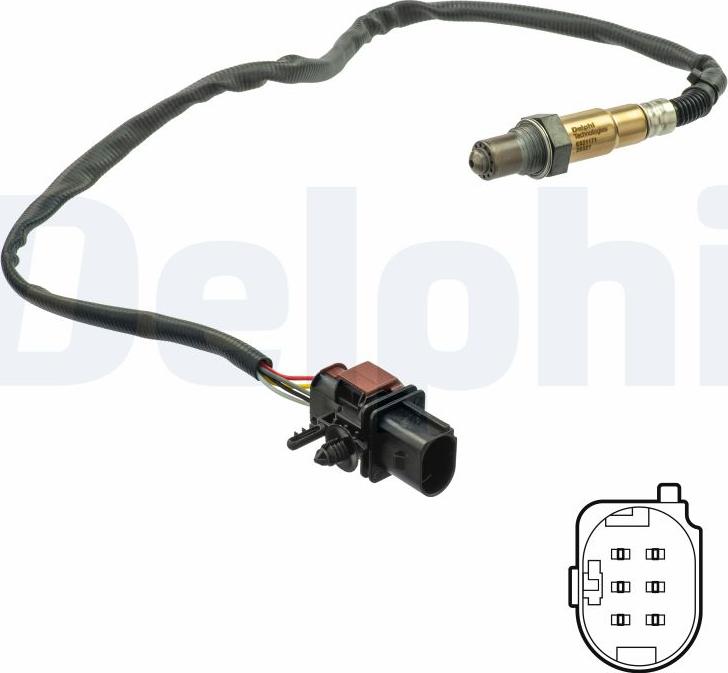 Delphi ES21171-12B1 - Lambda zonde