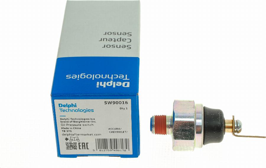 Delphi SW90016 - Devējs, Eļļas spiediens