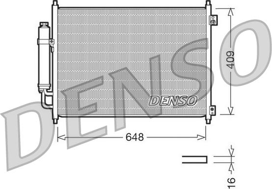 Denso DCN46001 - Kondensators, Gaisa kond
