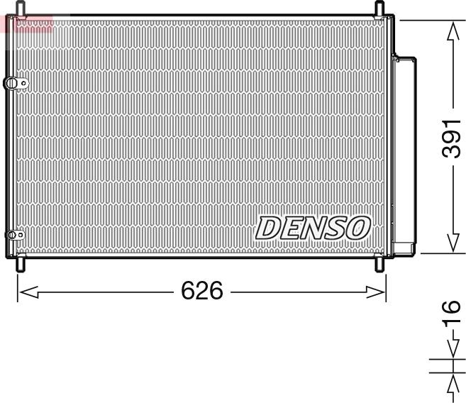 Denso DCN50041 - Kondensators, Gaisa kond