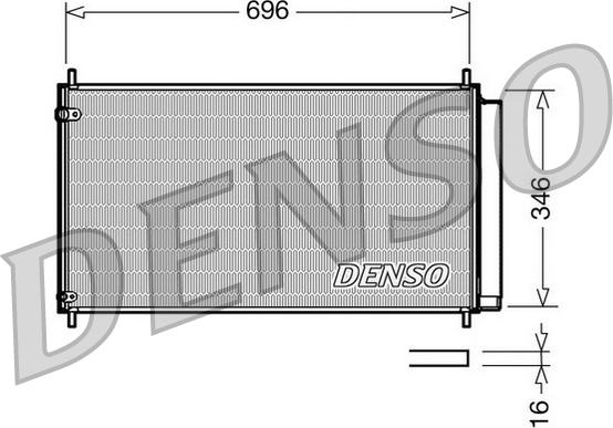 Denso DCN50022 - Kondensators, Gaisa kond