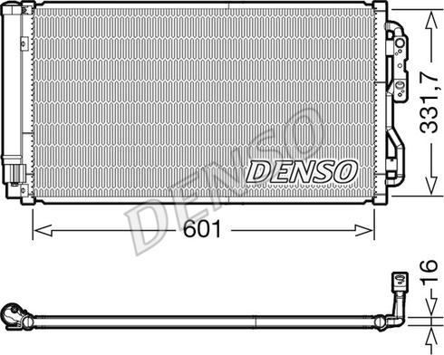 Denso DCN05033 - Kondensators, Gaisa kond