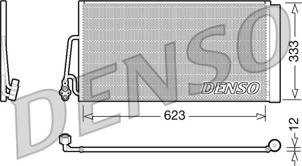 Denso DCN05102 - Kondensators, Gaisa kond