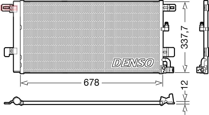 Denso DCN02001 - Kondensators, Gaisa kond