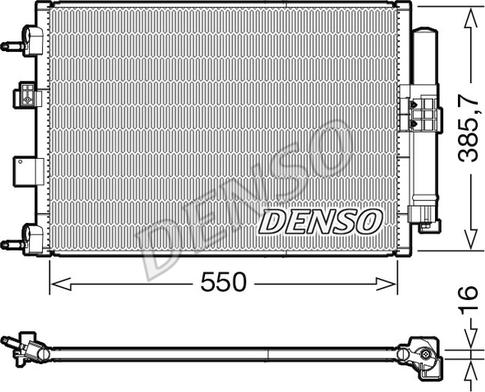 Denso DCN10046 - Kondensators, Gaisa kond