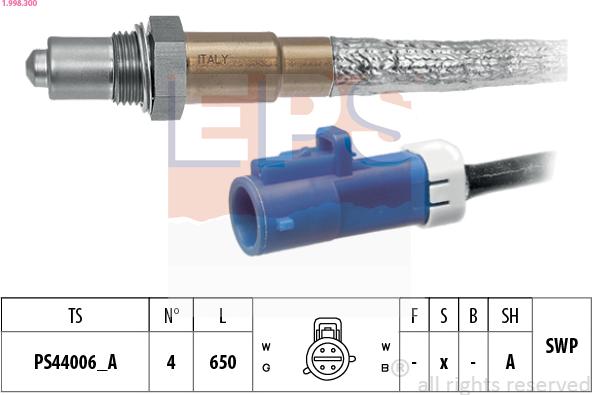 EPS 1-998-300 - Lambda zonde