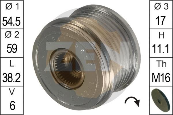 ERA ZN5450 - Piedziņas skriemelis, Ģenerators
