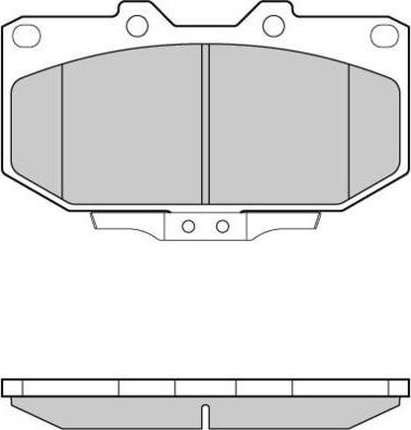 Brembo P56034 - Bremžu uzliku kompl