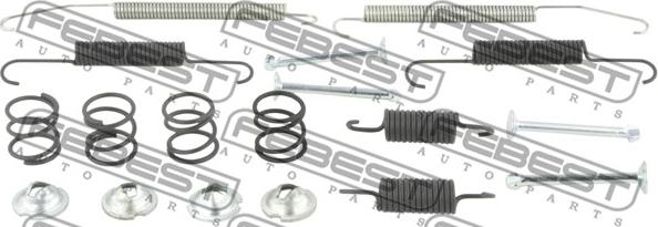 Febest 0804-S10XR-KIT - Piederumu komplekts, Stāvbremzes