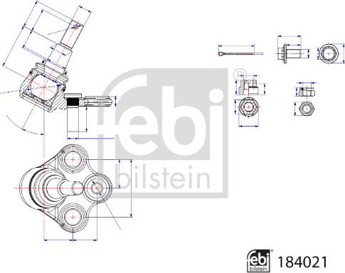 Febi Bilstein 184021 - Balst /