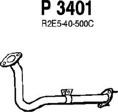Fenno P3401 - Izplūdes caurule