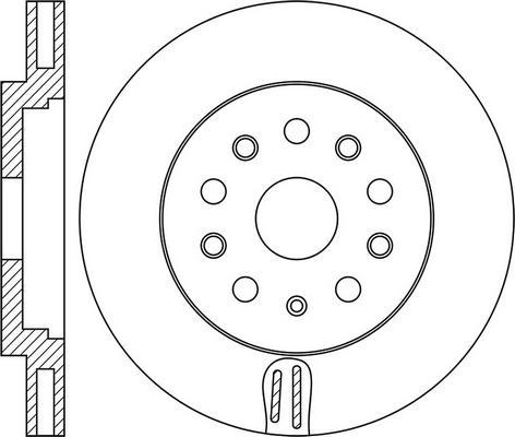 BOSCH 0986479B87 - Bremžu diski