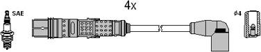 Hitachi 134961 - Augstsprieguma vadu komplekts