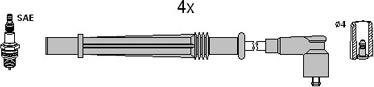 Hitachi 134968 - Augstsprieguma vadu komplekts