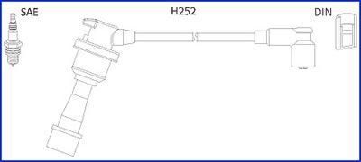 Hitachi 134480 - Augstsprieguma vadu komplekts