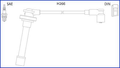 Hitachi 134521 - Augstsprieguma vadu komplekts