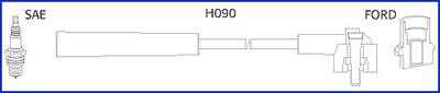 Hitachi 134659 - Augstsprieguma vadu komplekts