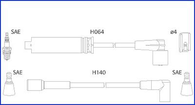 Hitachi 134239 - Augstsprieguma vadu komplekts