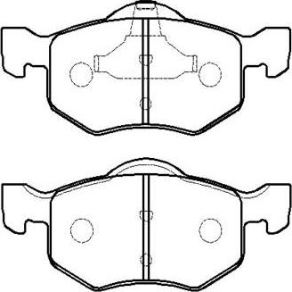 Blue Print ADM54273 - Bremžu uzliku