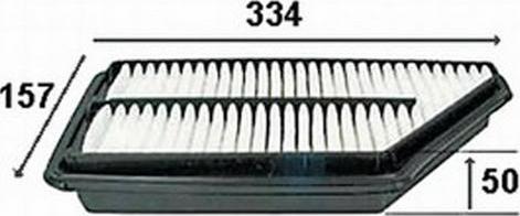 MAHLE LX840 - Gaisa filtrs