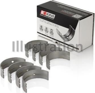 King MB4510CP - Kloķvārpstas gultņu komplekts